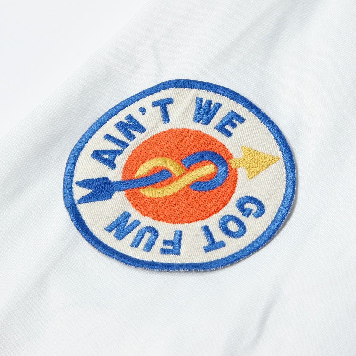 Deus Ex Machina｜チャイム レーシング ジャケット｜ファブリック｜ホワイト