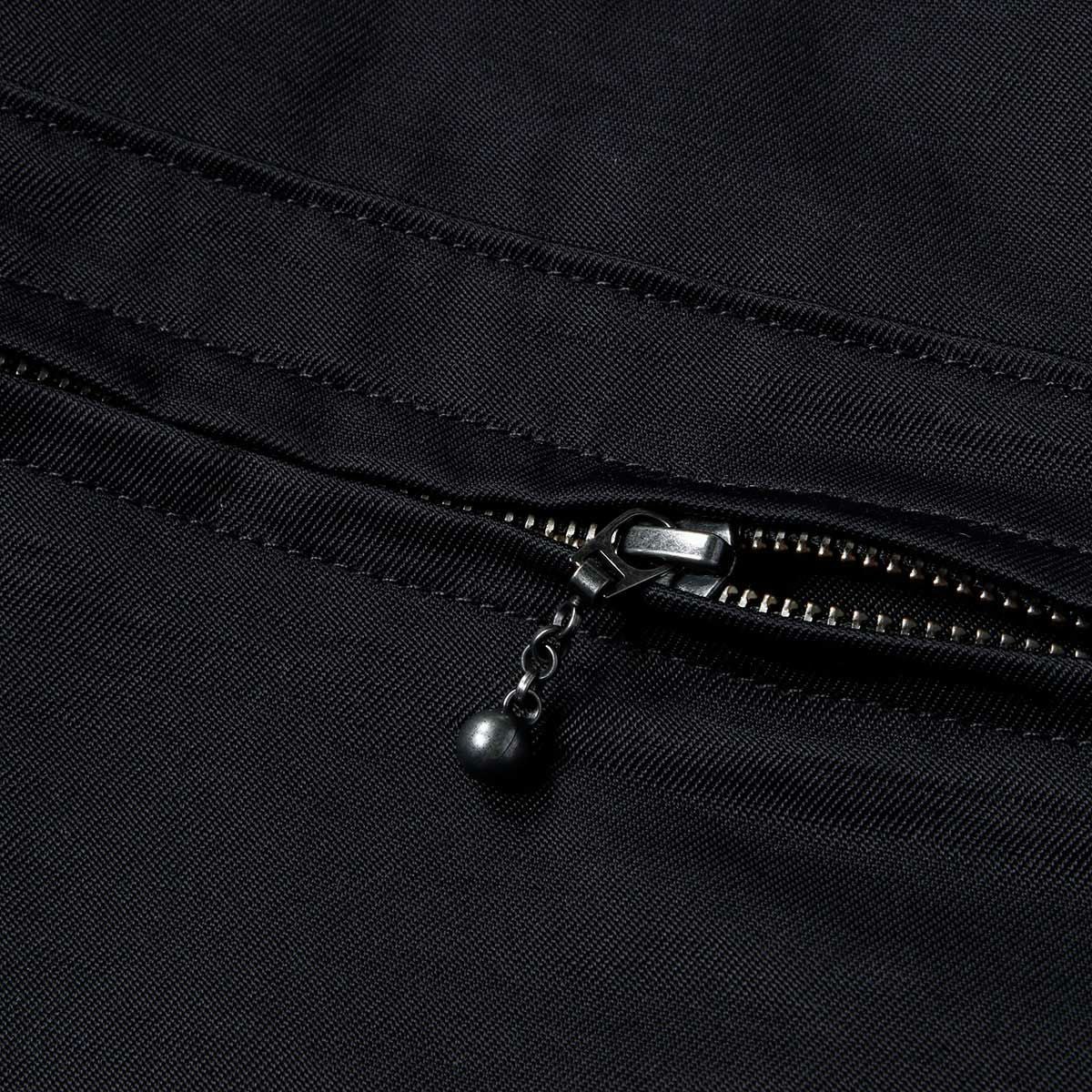 Deus Ex Machina｜チャイム レーシング ジャケット｜ファブリック｜ブラック