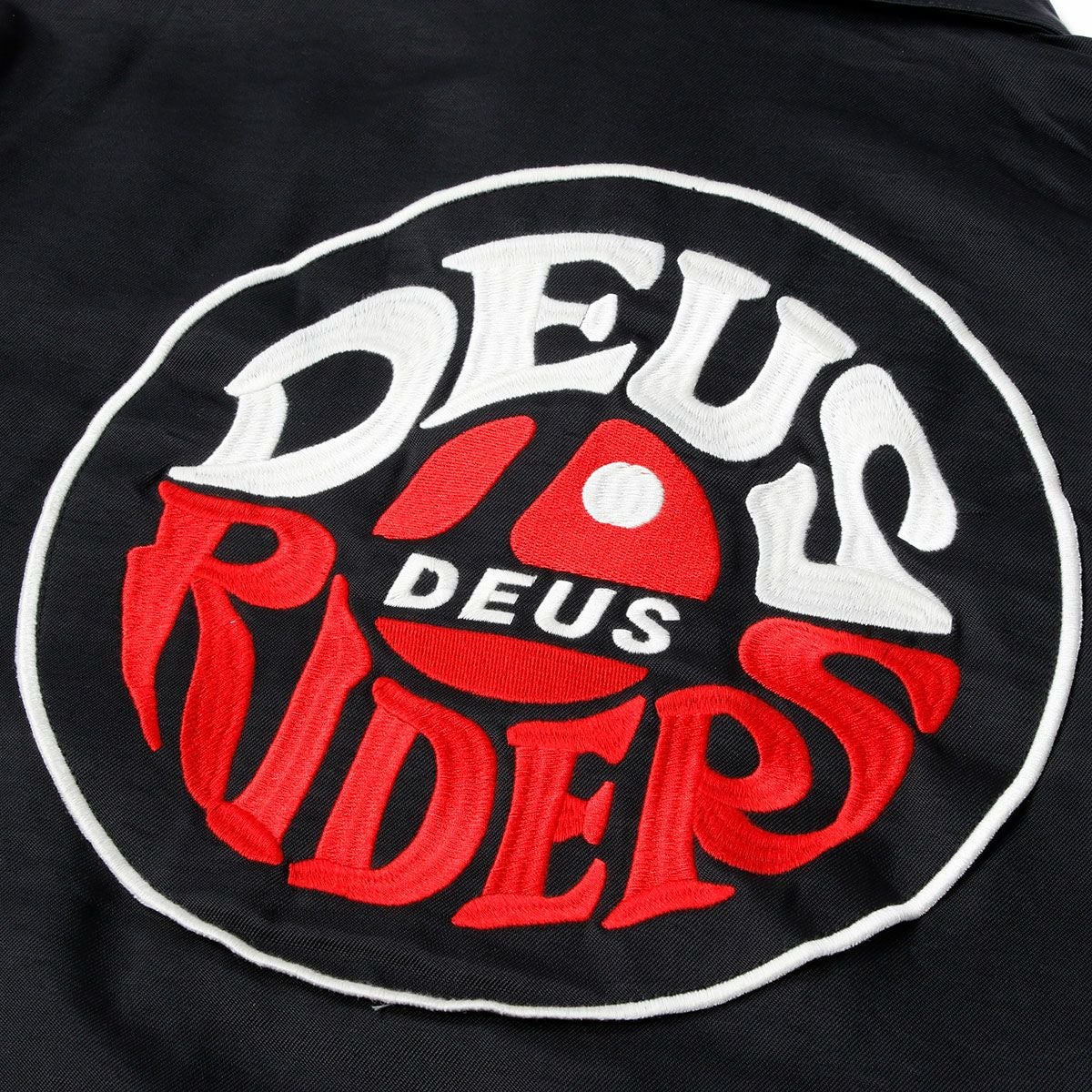 Deus Ex Machina｜チャイム レーシング ジャケット｜ファブリック｜ブラック