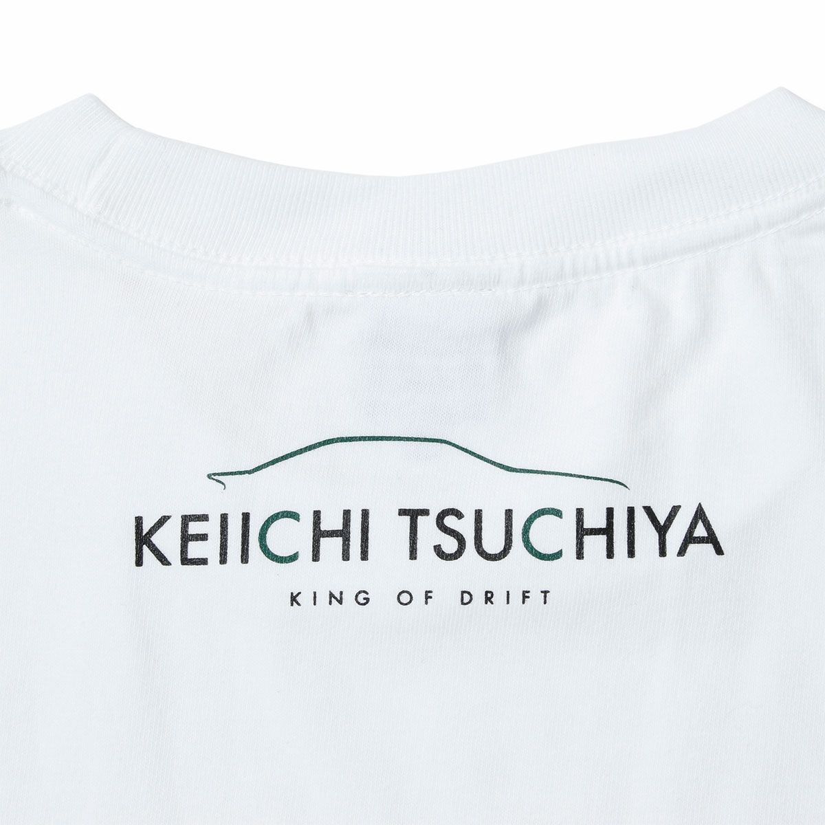 土屋圭市｜THE DRIFT KING Tシャツ｜ホワイト