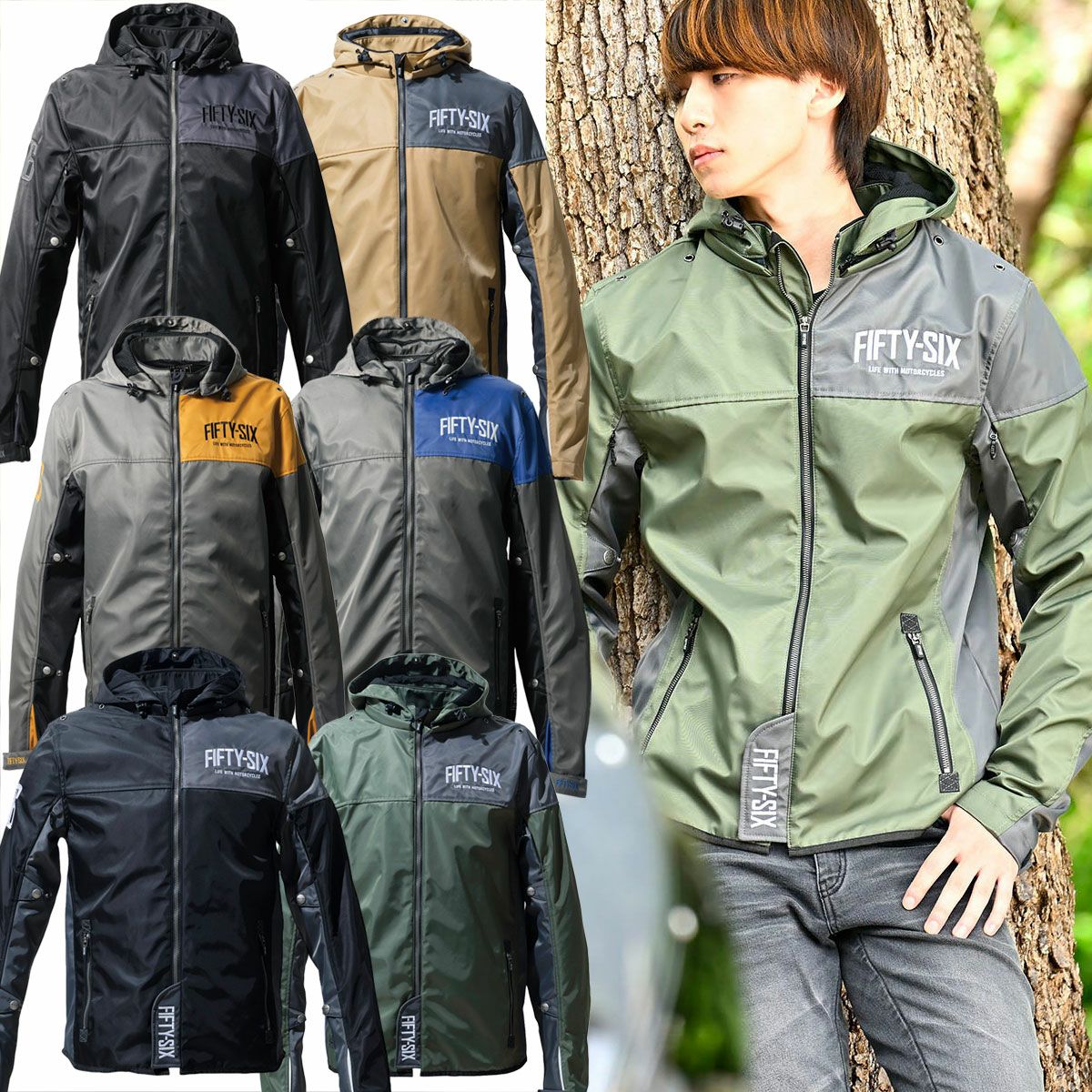 56design｜クォーター パーカー 24｜ファブリック