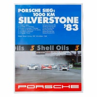 ONLY ONE LEGEND COLLECTION｜ポルシェ 1983 シルバーストーン 1000km セレブレーション ヴィンテージ ファクトリーポスター｜ポスター