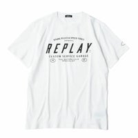 Replay｜カスタムガレージ プリント Ｔシャツ｜ホワイト