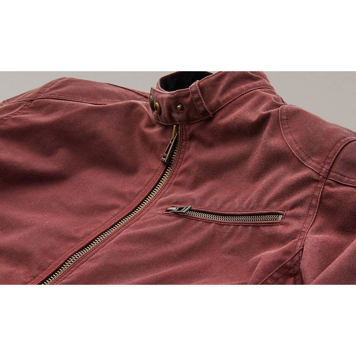 BELSTAFF｜アリエル モーターサイクル ジャケット｜ファブリック｜レーシングレッド