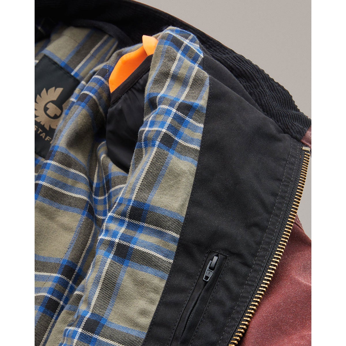 BELSTAFF｜アリエル モーターサイクル ジャケット｜ファブリック｜レーシングレッド