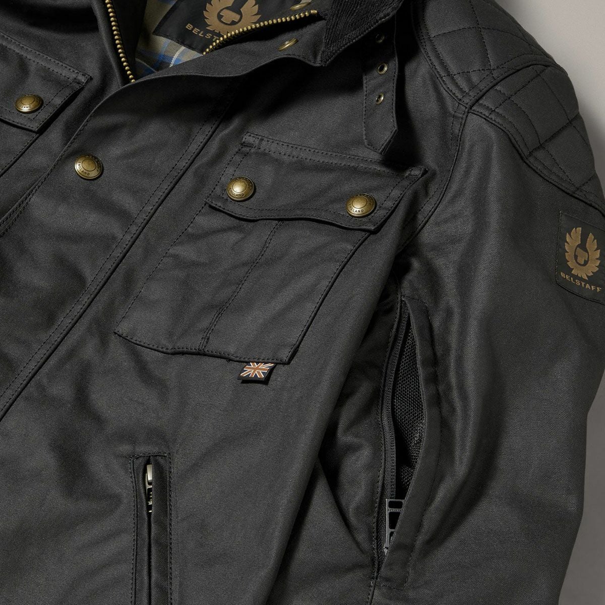 BELSTAFF｜ブルックランズ モーターサイクル ジャケット 2024｜ファブリック｜ブラック