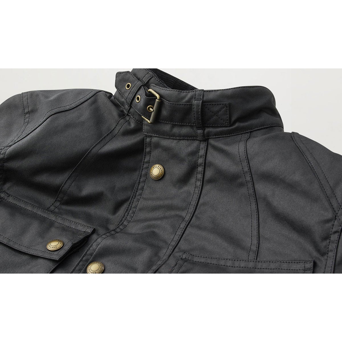 BELSTAFF｜クロスビー モーターサイクル ジャケット｜ファブリック｜ブラック