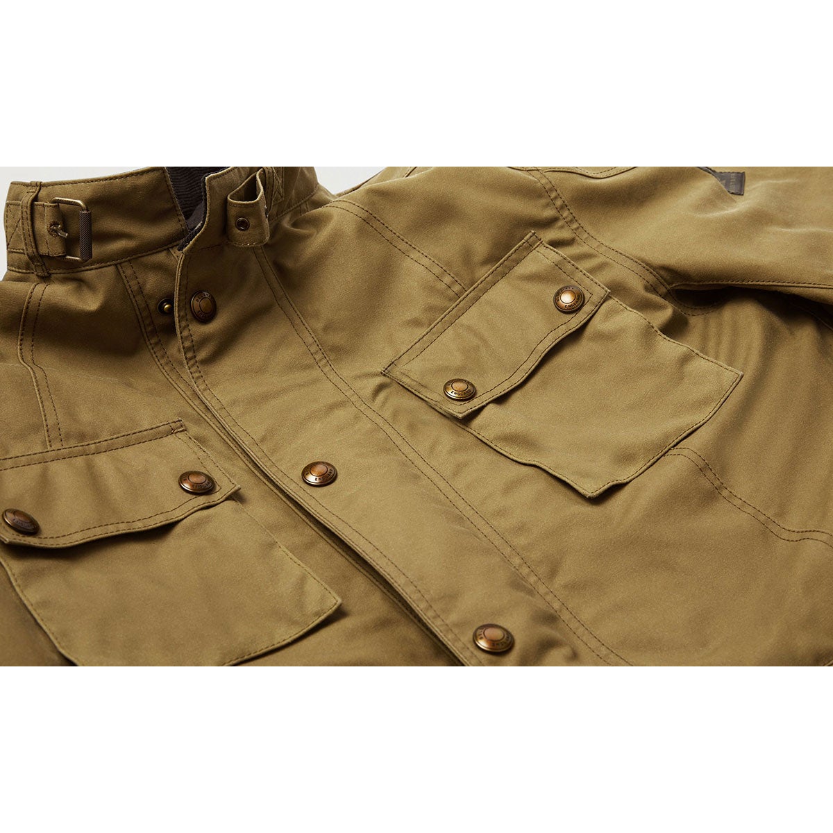 BELSTAFF｜クロスビー モーターサイクル ジャケット｜ファブリック｜サンド
