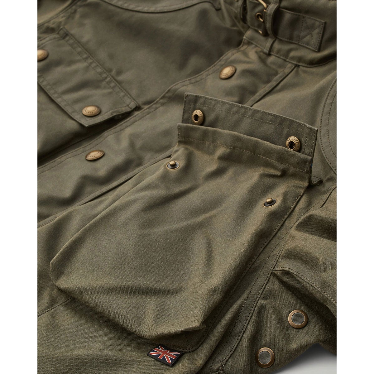BELSTAFF｜トライアルマスター モーターサイクル ジャケット｜ファブリック｜オリーブグリーン