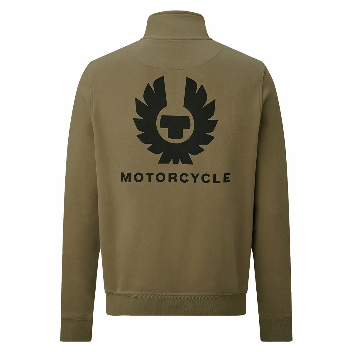 BELSTAFF｜クォーター ジップ ジャージ｜スウェット｜ベルスタッフオリーブ