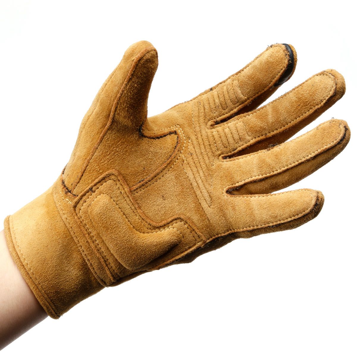 BELSTAFF｜モンゴメリー グローブ｜3シーズン｜サンド｜モデル着用