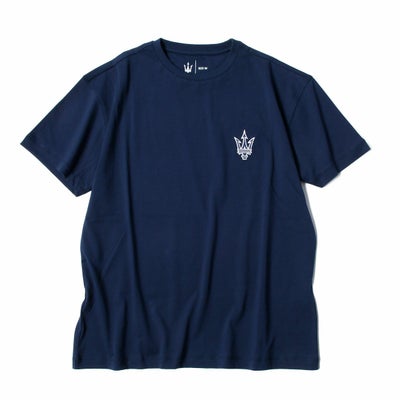 MASERATI｜マセラティ トライデント ロゴ パッチ Tシャツ｜