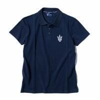 MASERATI｜マセラティ トライデント ロゴ パッチ ポロシャツ｜