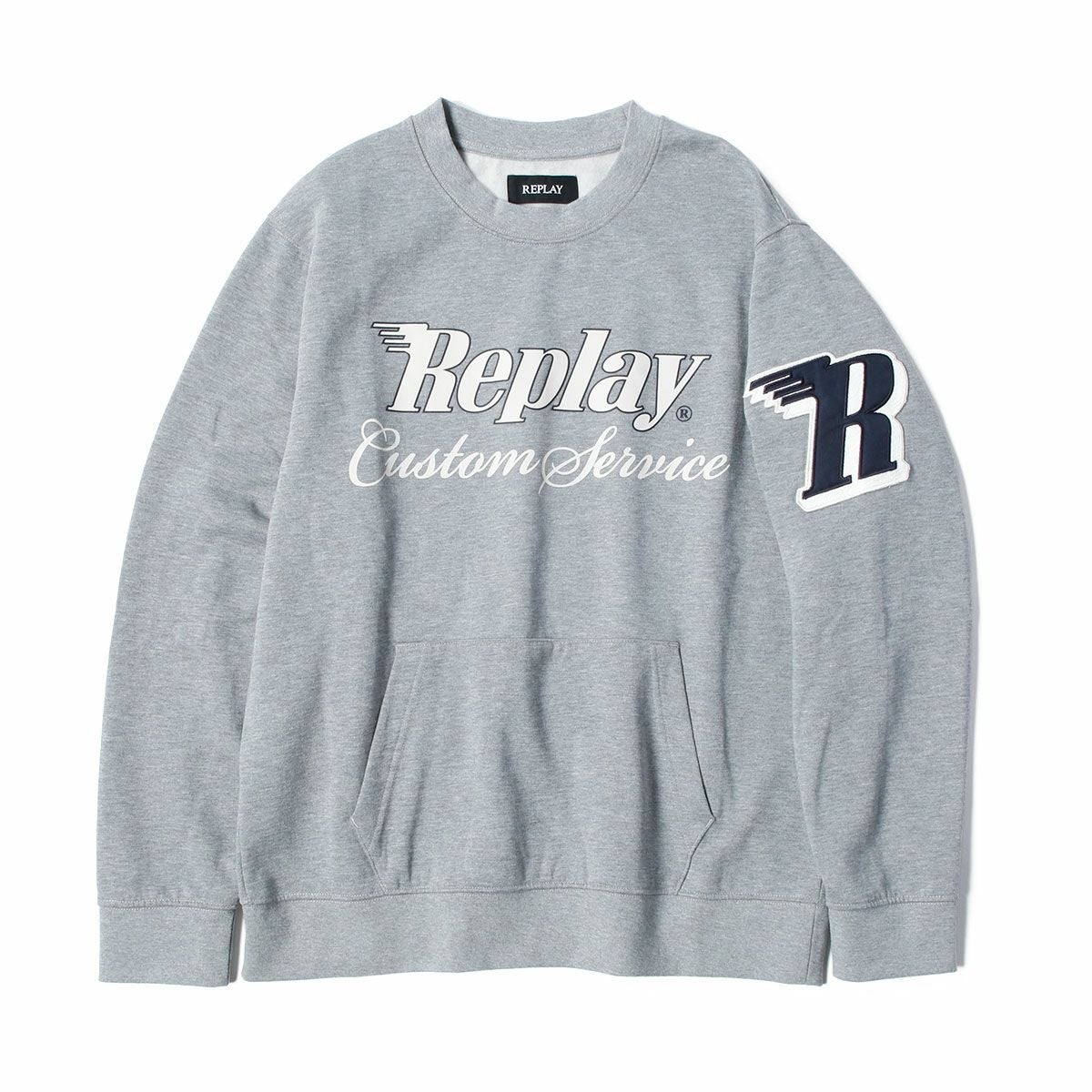 Replay｜バーシティ スウェットシャツ｜スウェットReplay｜バーシティ スウェットシャツ｜