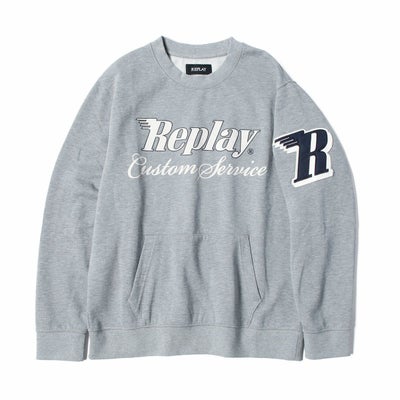 Replay｜バーシティ スウェットシャツ｜スウェットReplay｜バーシティ スウェットシャツ｜