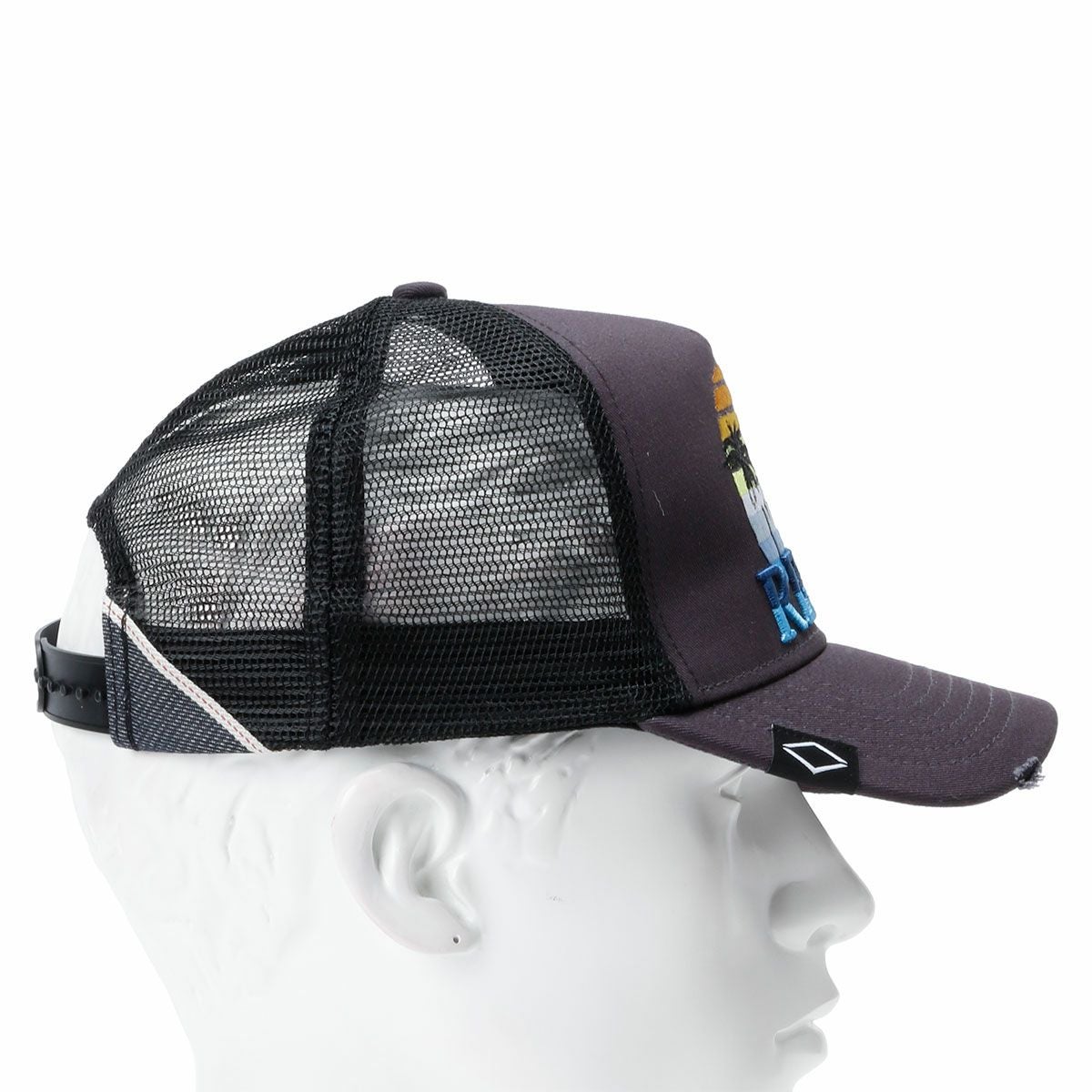 Replay｜サンセット エンブロイダリー キャップ｜帽子｜ダークグレー