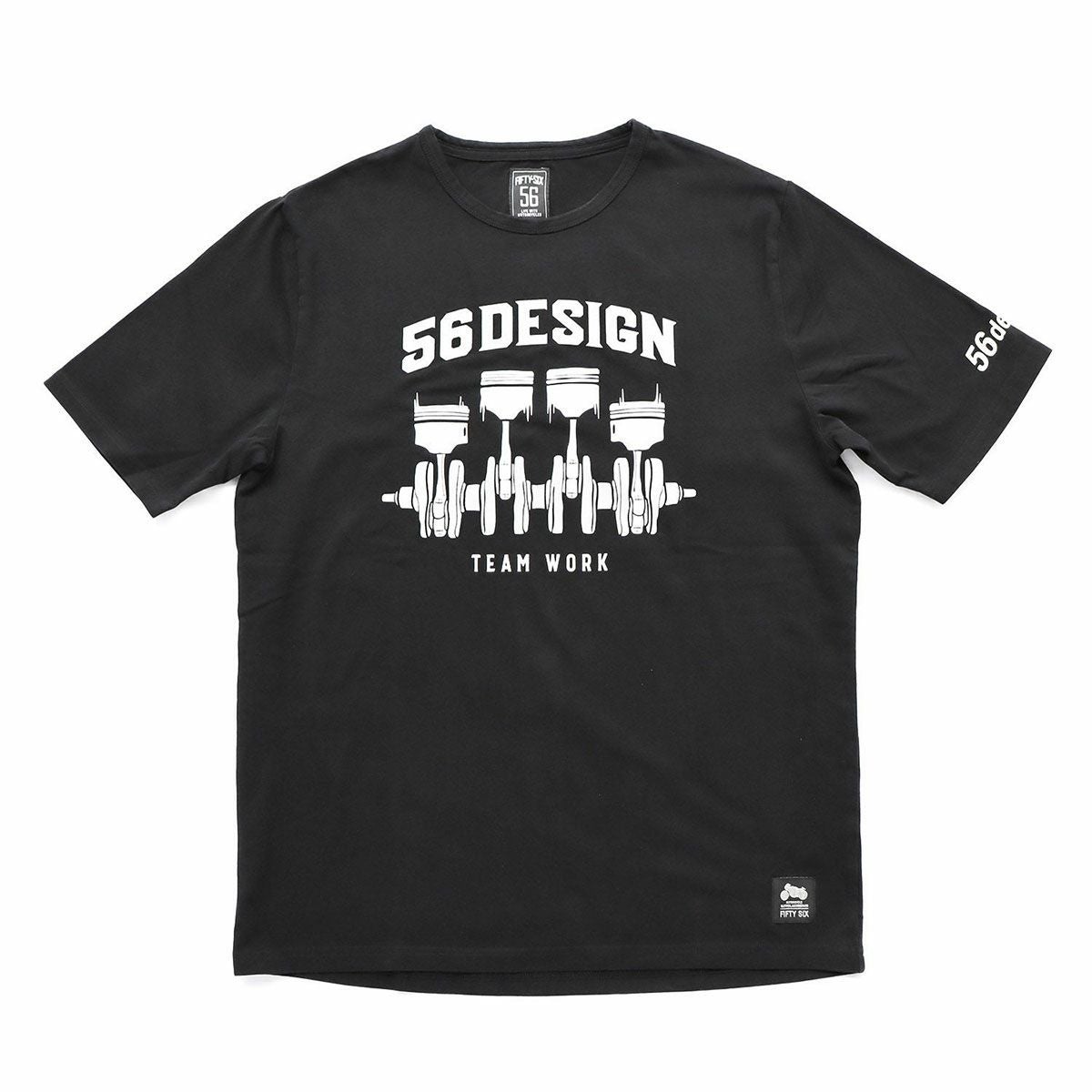 56design｜チームワーク Tシャツ '24｜ブラック×ホワイト