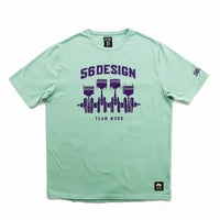 56design｜チームワーク Tシャツ '24｜ミントブルー
