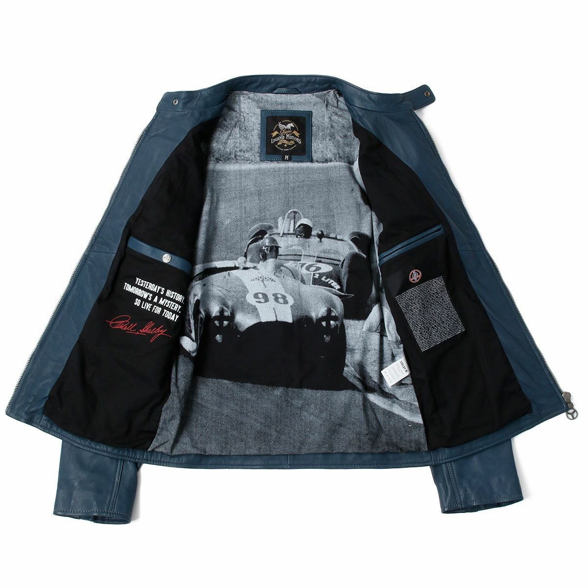 CLASSIC LEGEND MOTORS｜シェルビー レザー ジャケット｜アウター｜ロイヤルブルー