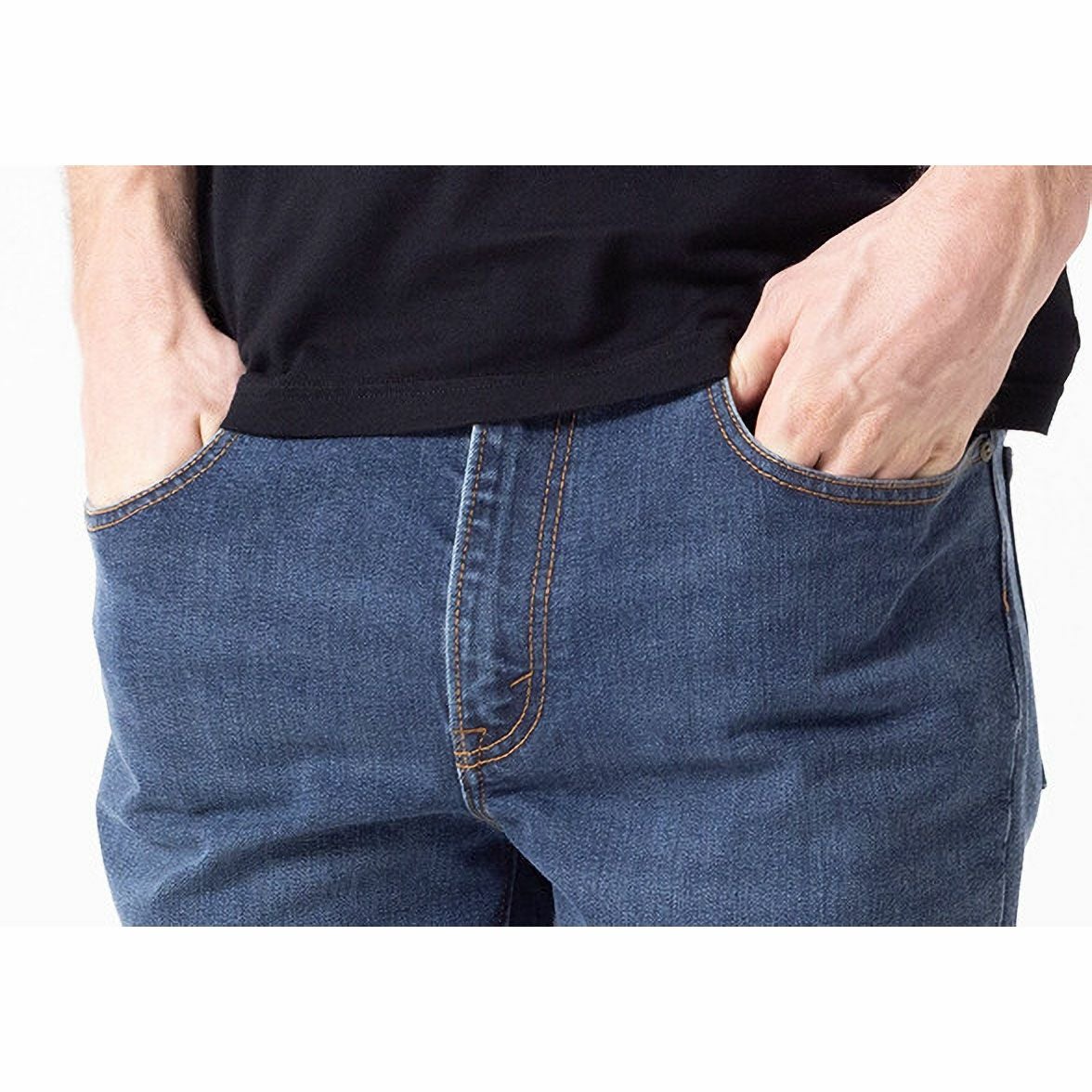 John Doe｜クラシック テーパード｜デニム｜インディゴ｜モデル着用