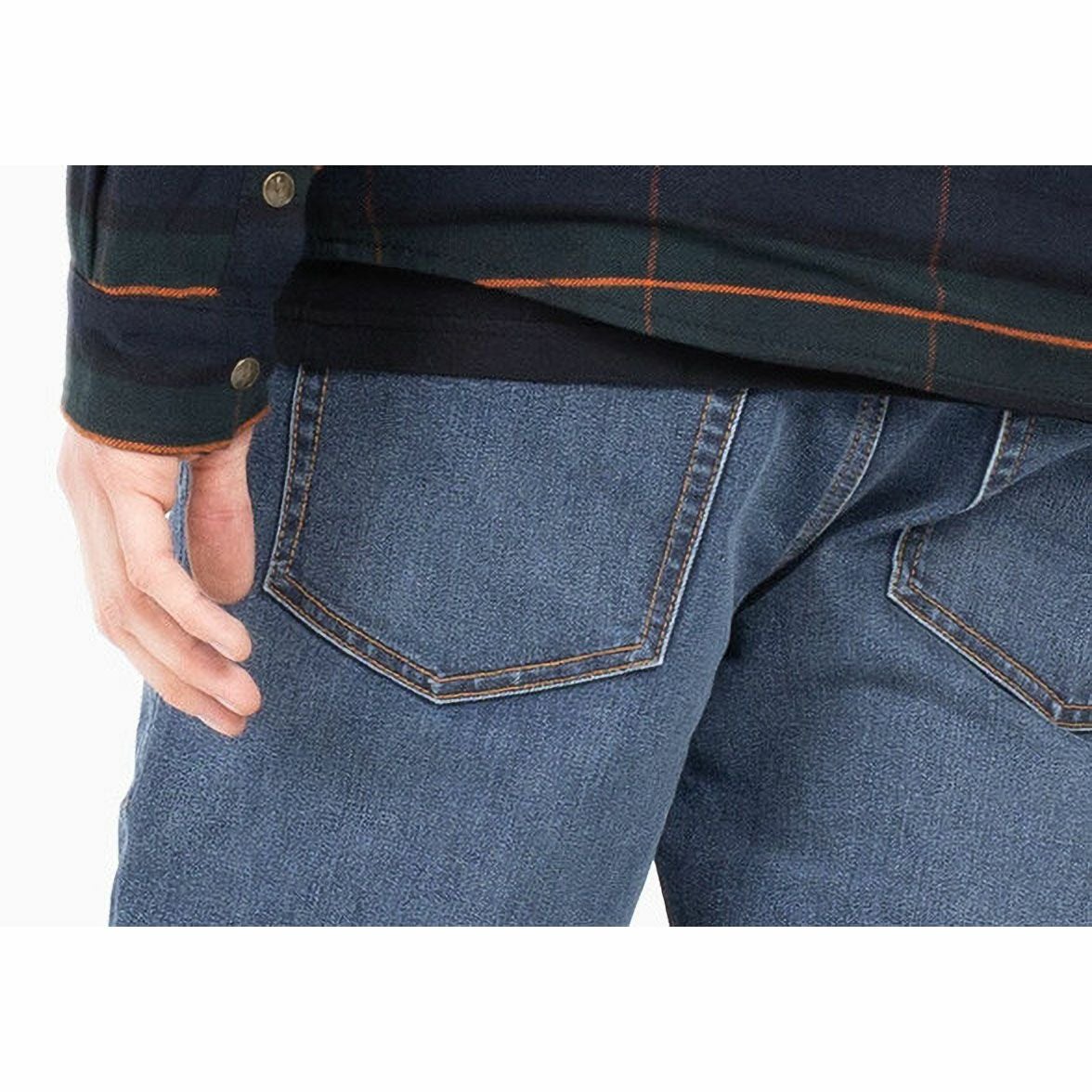 John Doe｜クラシック テーパード｜デニム｜インディゴ｜モデル着用