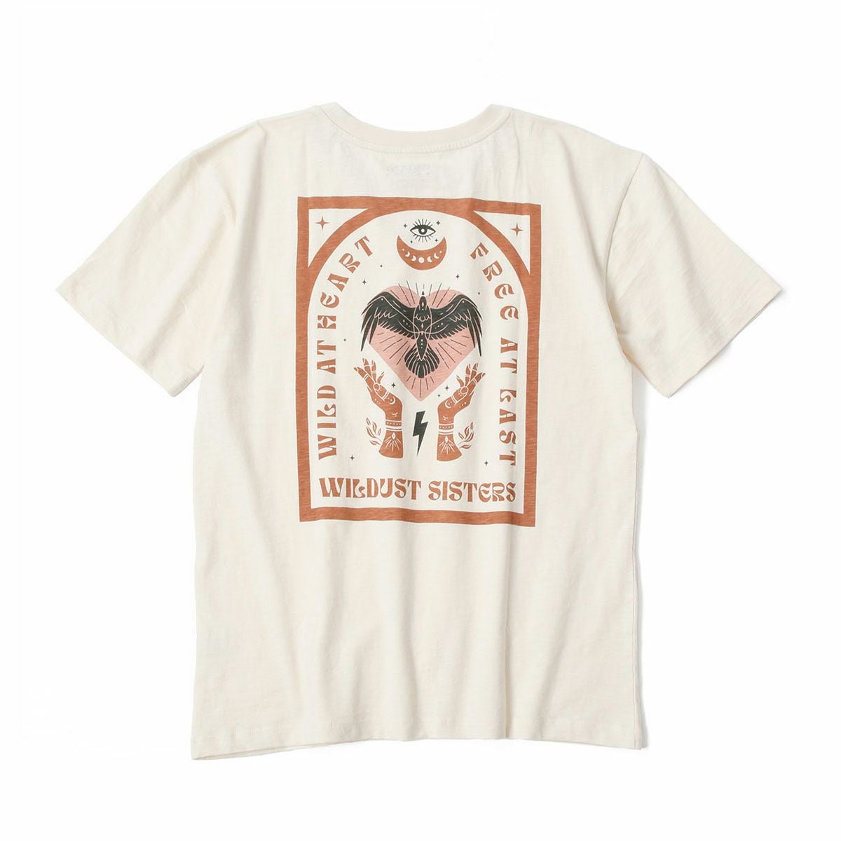 WILDUST｜ワイルド ハート Tシャツ｜エクリュ