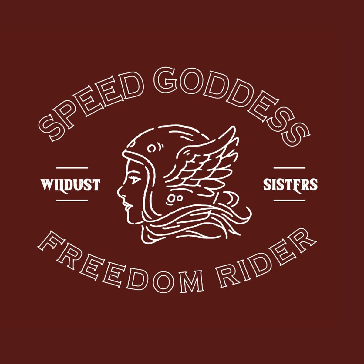 WILDUST｜ワイルド ゴッデス Tシャツ｜レッド｜