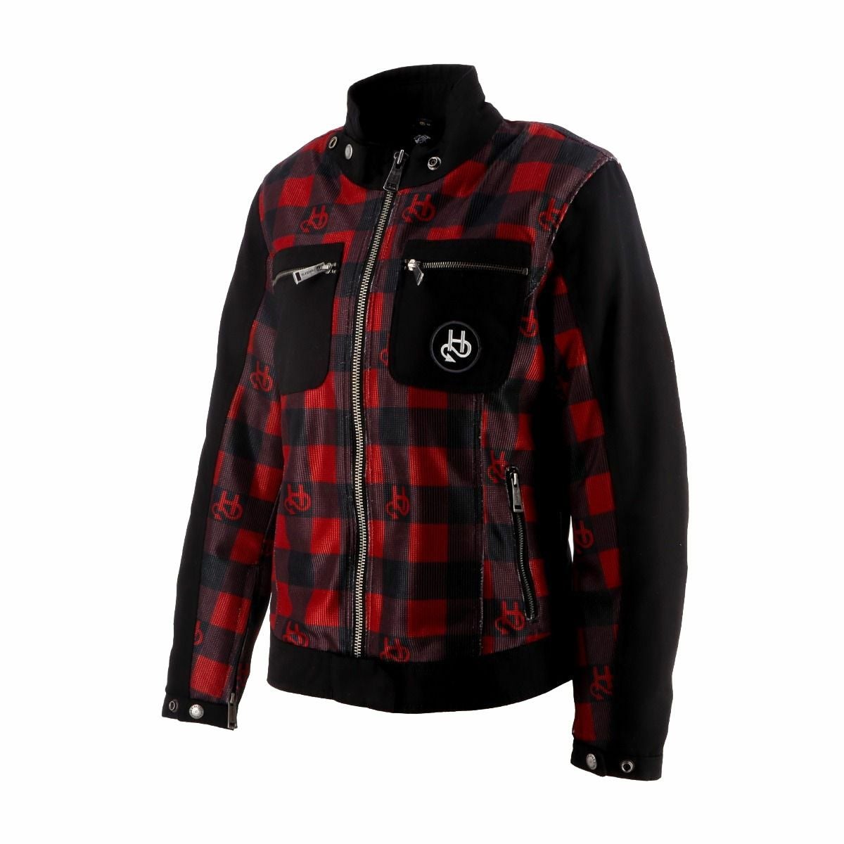 helstons｜ジェネシス エア メッシュ ジャケット レディ｜メッシュ｜ブラック×レッド