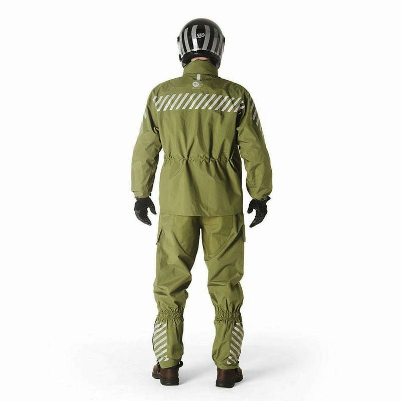 Fuel Motorcycles｜レイナースーツ｜レインウェア｜カーキ｜着用