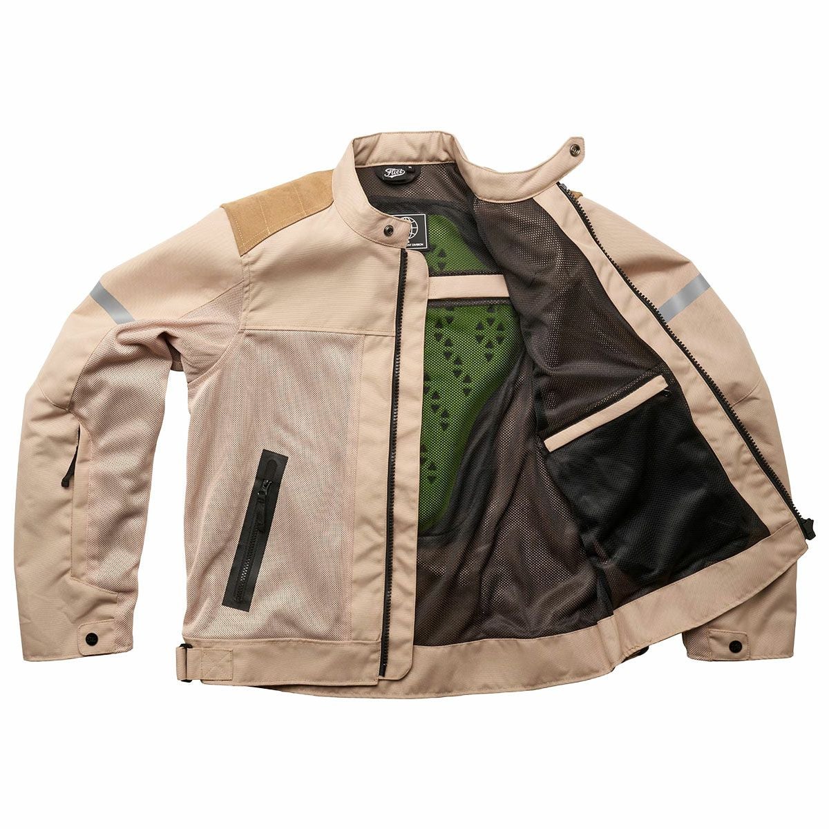 Fuel Motorcycles｜フェニックス メッシュ ジャケット サンド｜メッシュ｜サンド