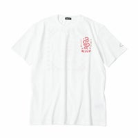 Replay｜カスタムガレージ スネーク プリント Ｔシャツ｜ホワイト