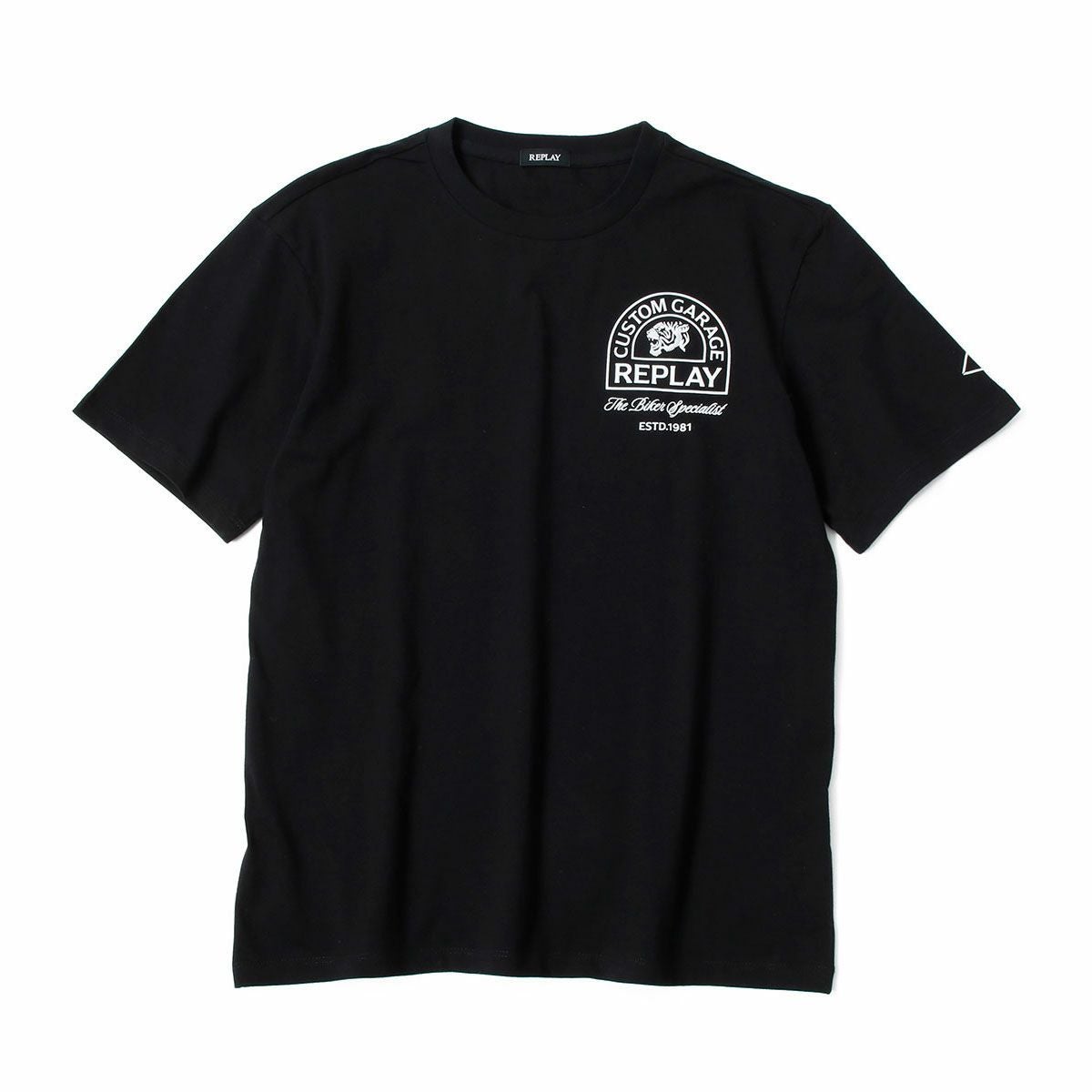 カスタムガレージ タイガー プリント Tシャツ | モトーリモーダ公式