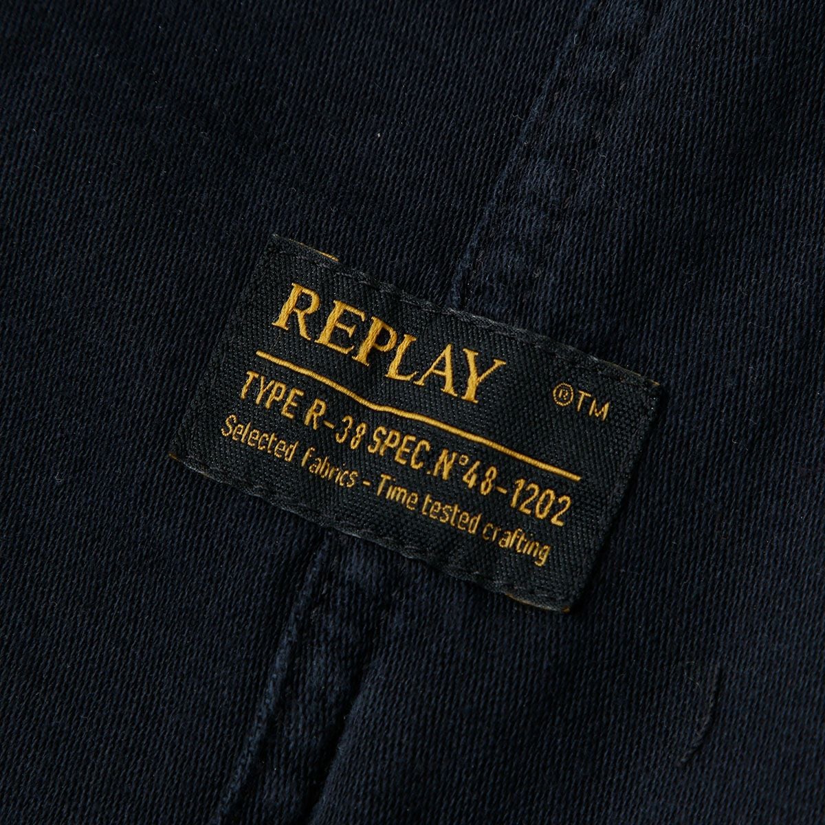 Replay｜プリント＆パッチ オーバーシャツ｜チャコール