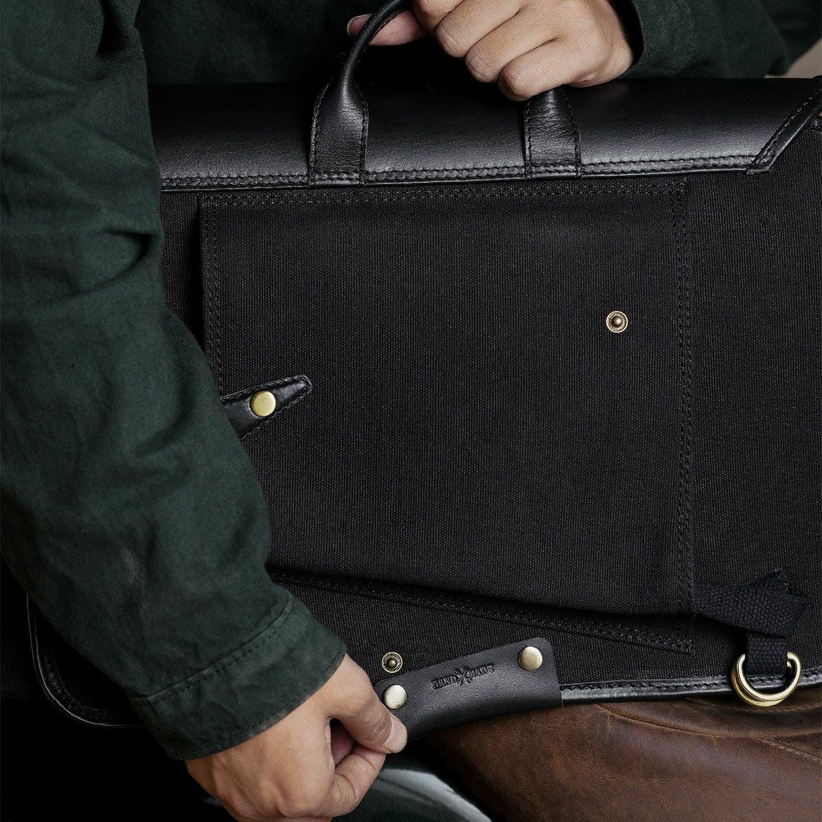 Trip Machine｜エクスペディション サドルバッグ｜サイドバッグ｜ブラック｜使用イメージ