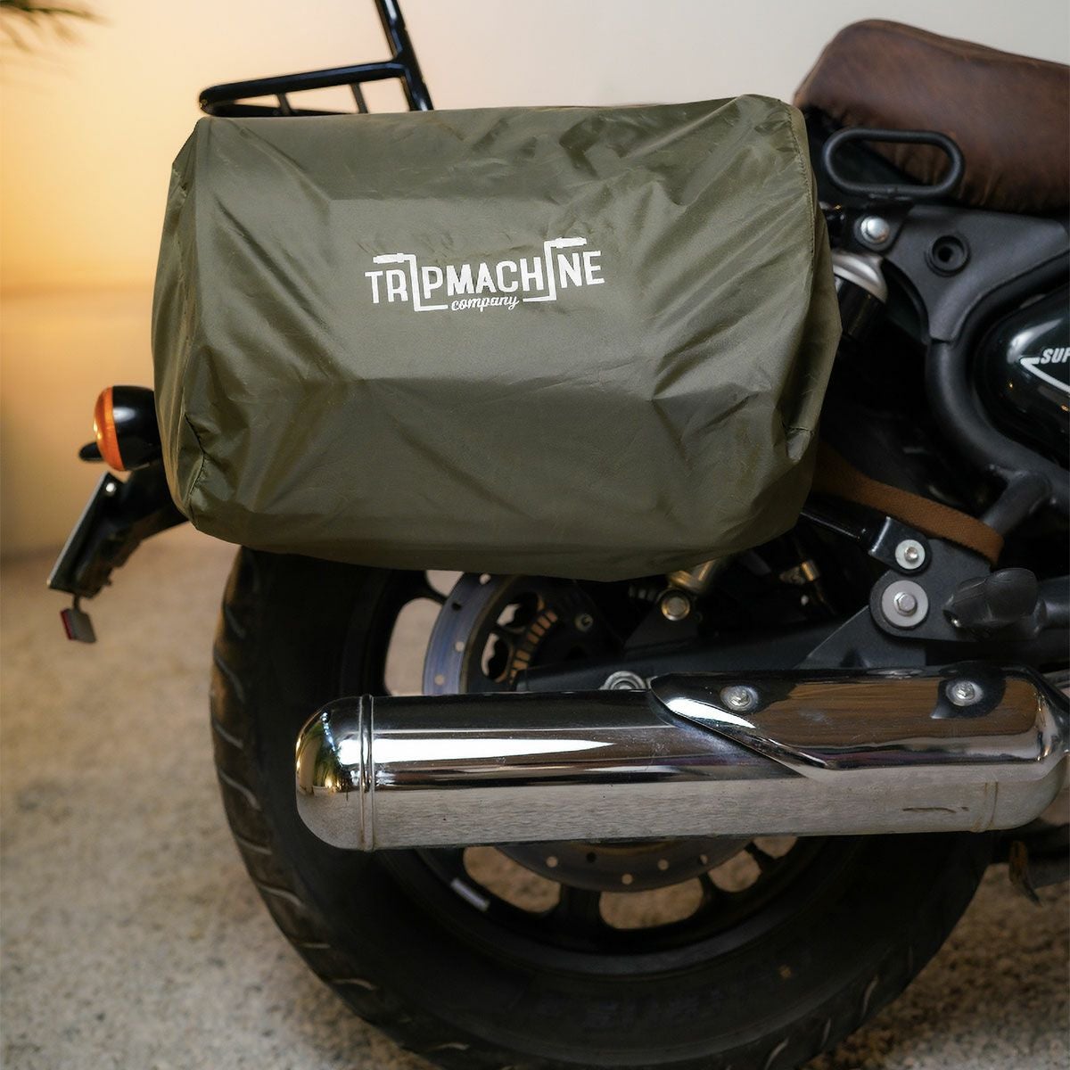 Trip Machine｜エクスペディション サドルバッグ｜サイドバッグ｜ブラック｜使用イメージ