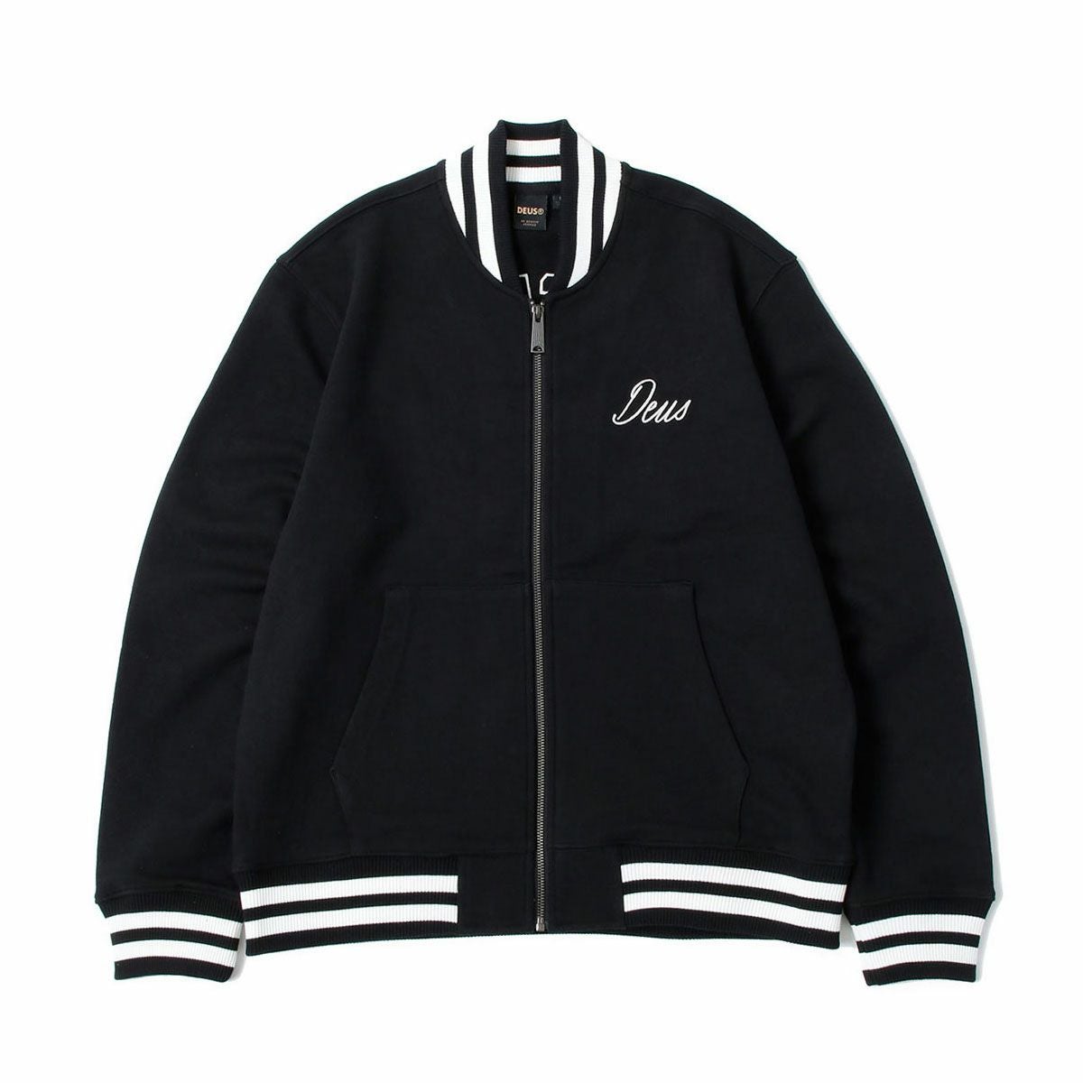 Deus Ex Machina｜パトロン フリース ボンバー ジャケット｜ファブリック｜ブラック