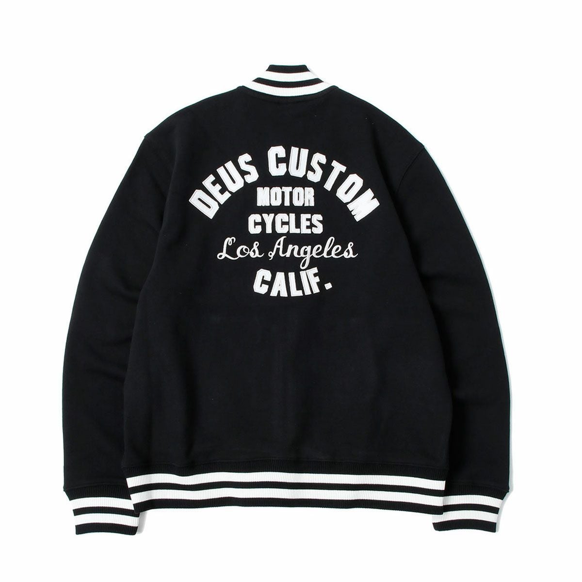 Deus Ex Machina｜パトロン フリース ボンバー ジャケット｜ファブリック｜ブラック