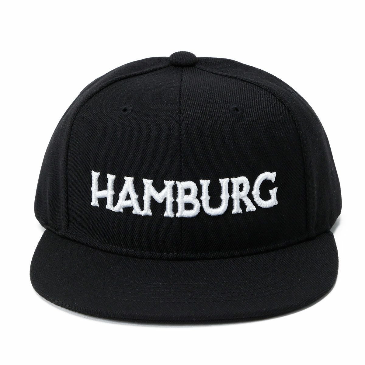 ハンバーグ師匠 x DEVILOCK｜HAMBURG CAP｜帽子｜ブラック×ホワイト
