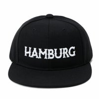 ハンバーグ師匠 x DEVILOCK｜HAMBURG CAP｜帽子｜ブラック×ホワイト