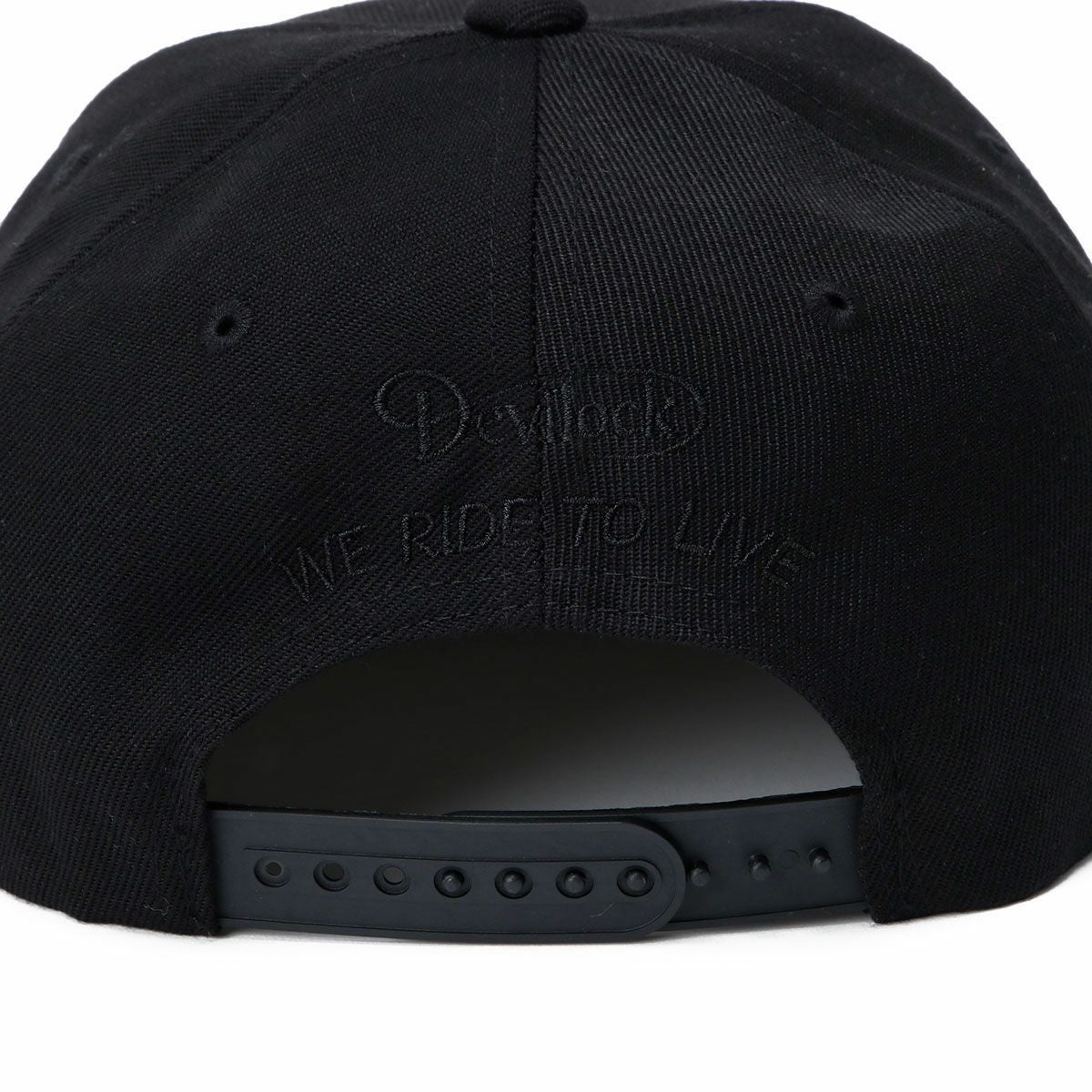 ハンバーグ師匠 x DEVILOCK｜HAMBURG CAP｜帽子｜ブラック×ブラック