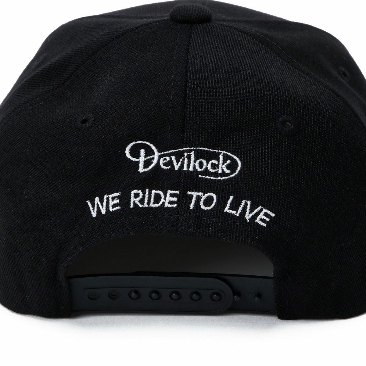 ハンバーグ師匠 x DEVILOCK｜Master Hamburg CAP｜帽子｜ブラック