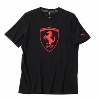 Ferrari｜フェラーリ RACE TONAL ビッグ シールド Tシャツ｜ブラック