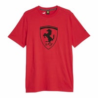 Ferrari｜フェラーリ RACE TONAL ビッグ シールド Tシャツ｜レッド