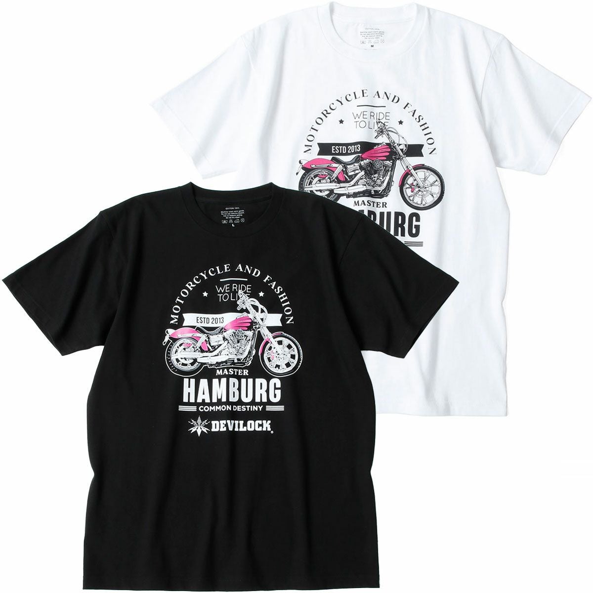 ハンバーグ師匠 x DEVILOCK｜BIKE TEE｜Tシャツ