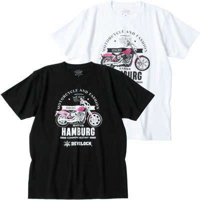 ハンバーグ師匠 x DEVILOCK｜BIKE TEE｜Tシャツ