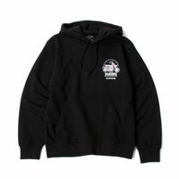 ハンバーグ師匠 x DEVILOCK｜BIKE HOODIE｜フーディ｜ブラック