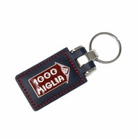 Mille Miglia｜ミッレミリア メタルロゴ レザー キーリング｜キーホルダー