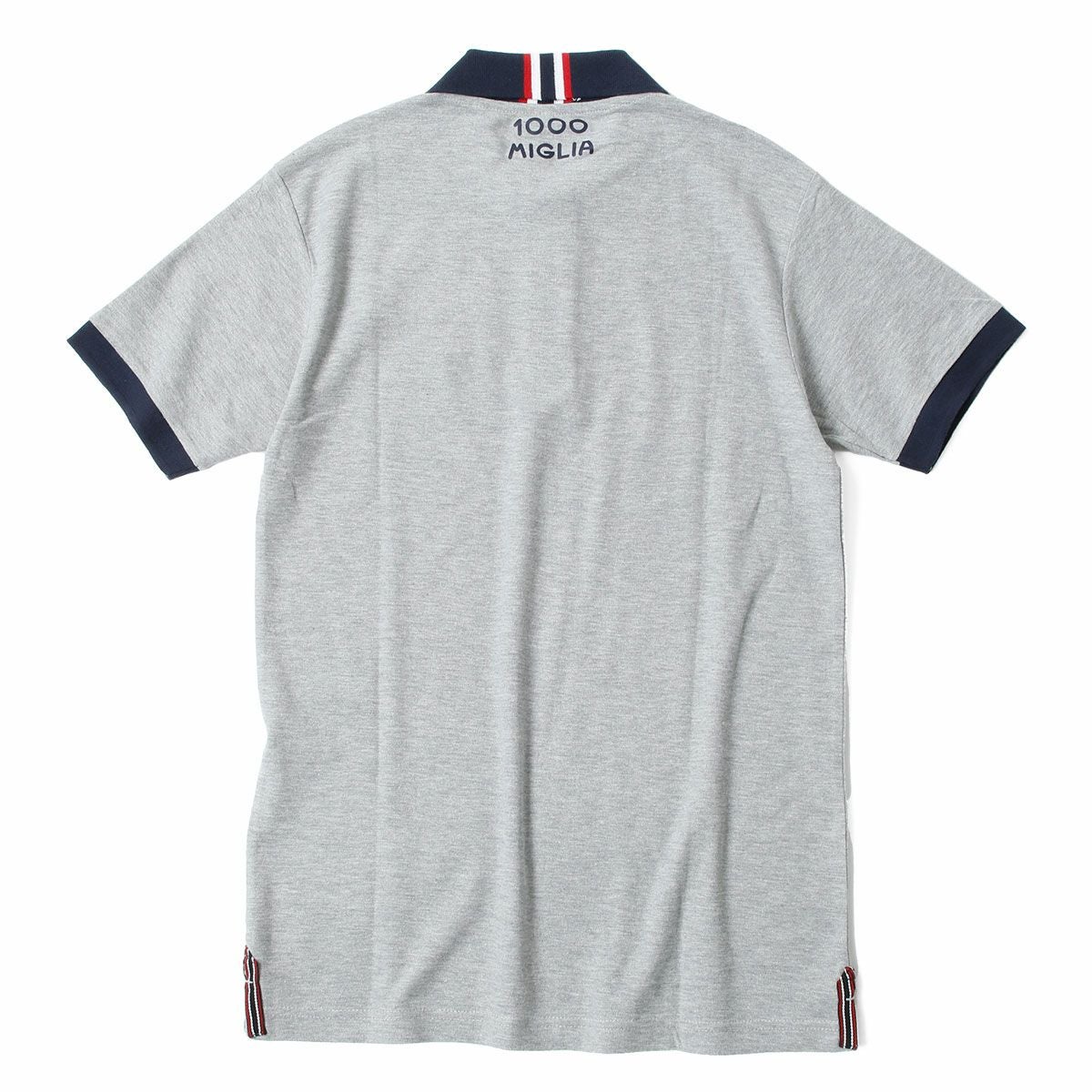 Mille Miglia｜ミッレミリア EMIRATES ポロ｜ポロシャツ｜メランジ×ブルー