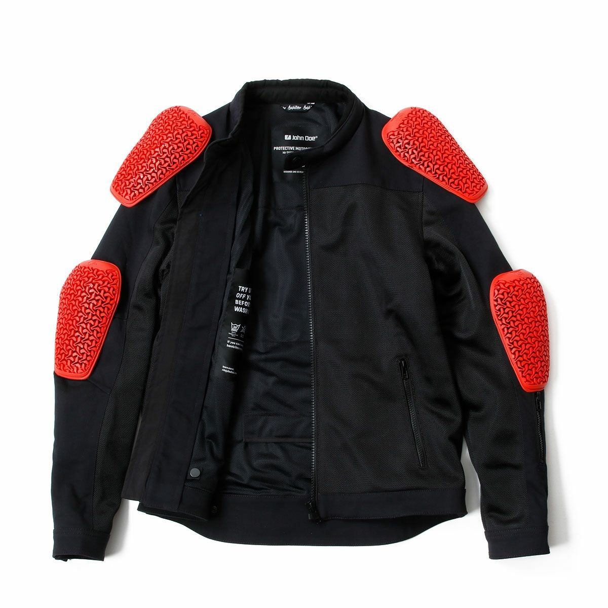 John Doe｜エアロ メッシュ ジャケット｜ブラック