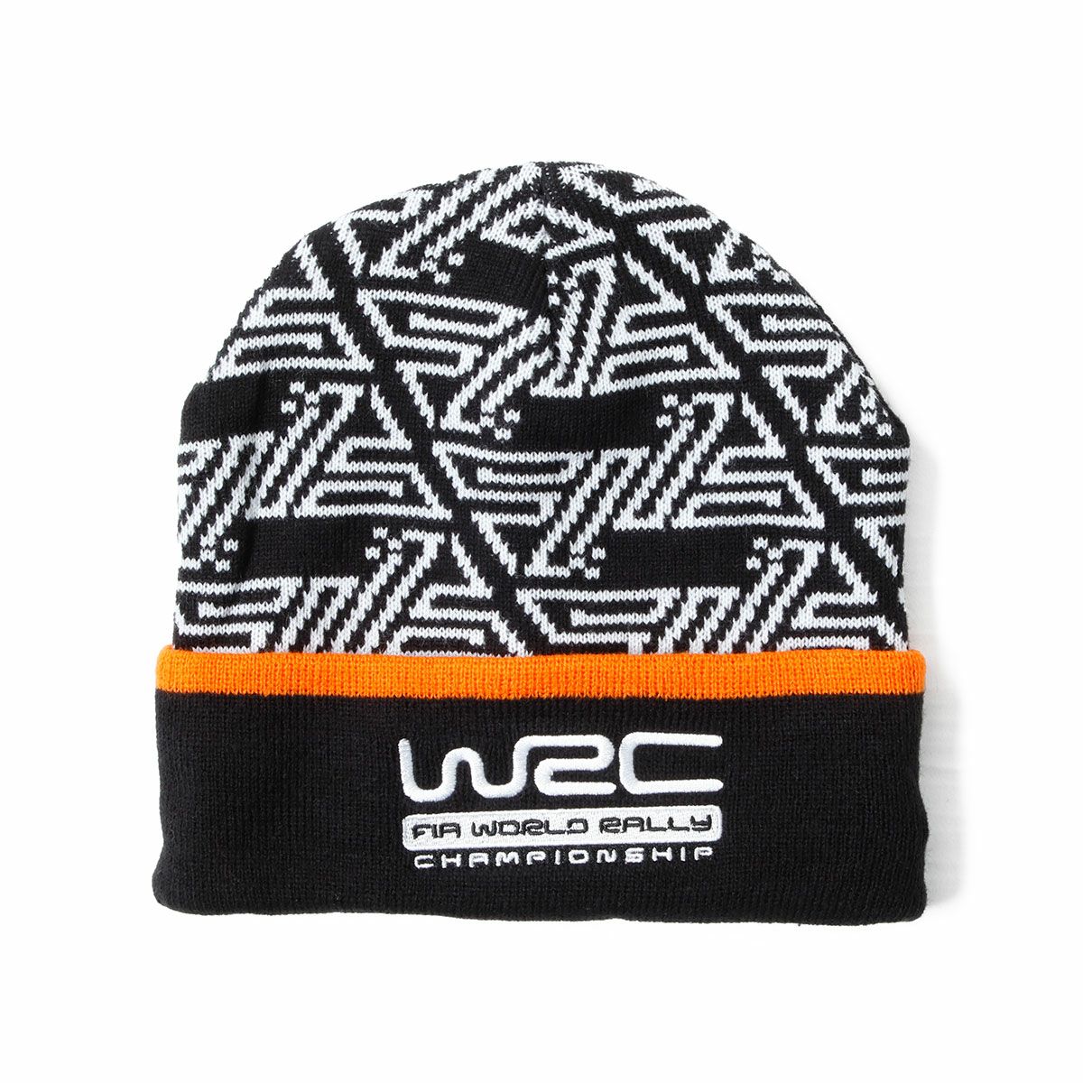 WRC｜WRC 13 ビーニー｜帽子｜ブラック×ホワイト